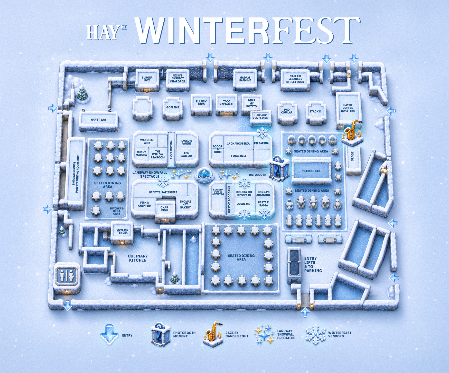 Hay St Map